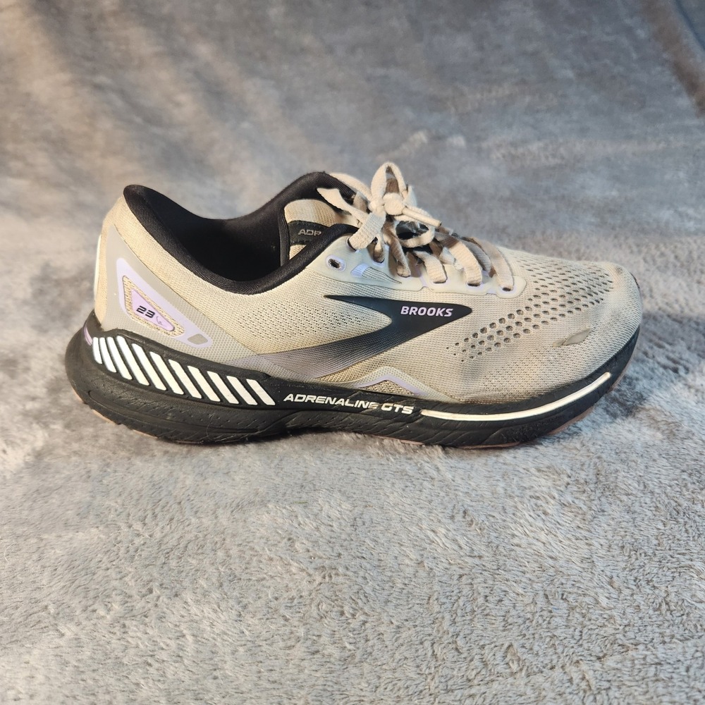 Brooks Shoes Womens 9.5 Gray  Adrenaline‎ GTS 23 Running Sneaker Athleisure